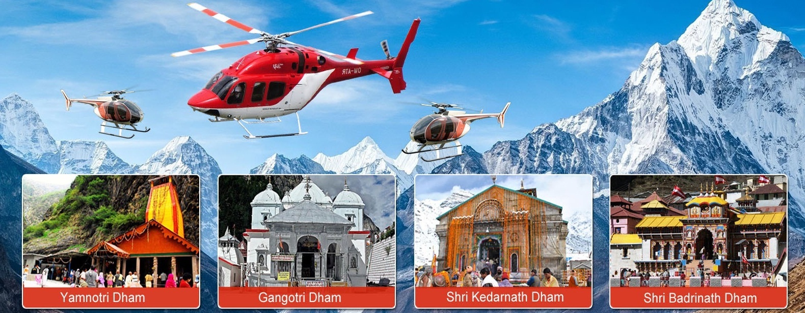 Chardham Tour Package by Helicopter